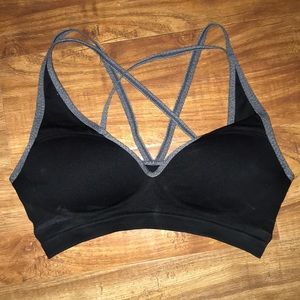 Strapped push up bra